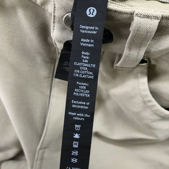 Lululemon ABC Relaxed-Fit Crop Pant Mens 29 Utilitech - Picture 10 of 12